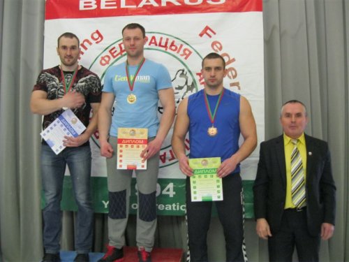 Чемпионат Республики Беларусь по армрестлингу - Золотая медаль